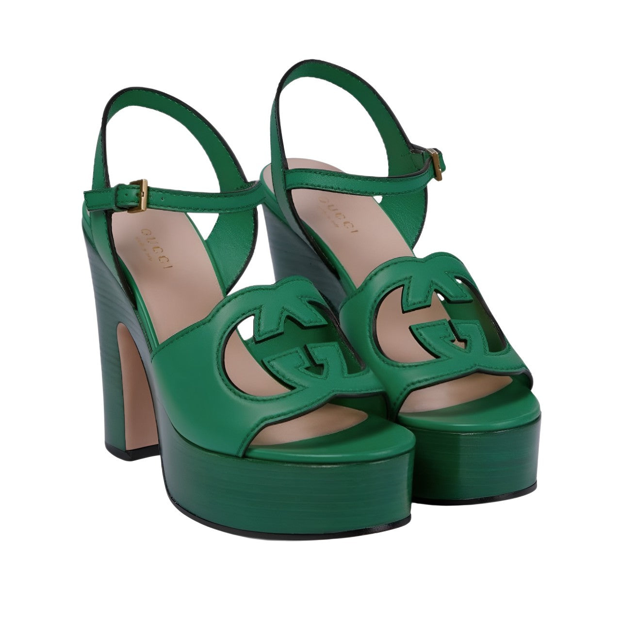 Gucci GG - Sandália Verde