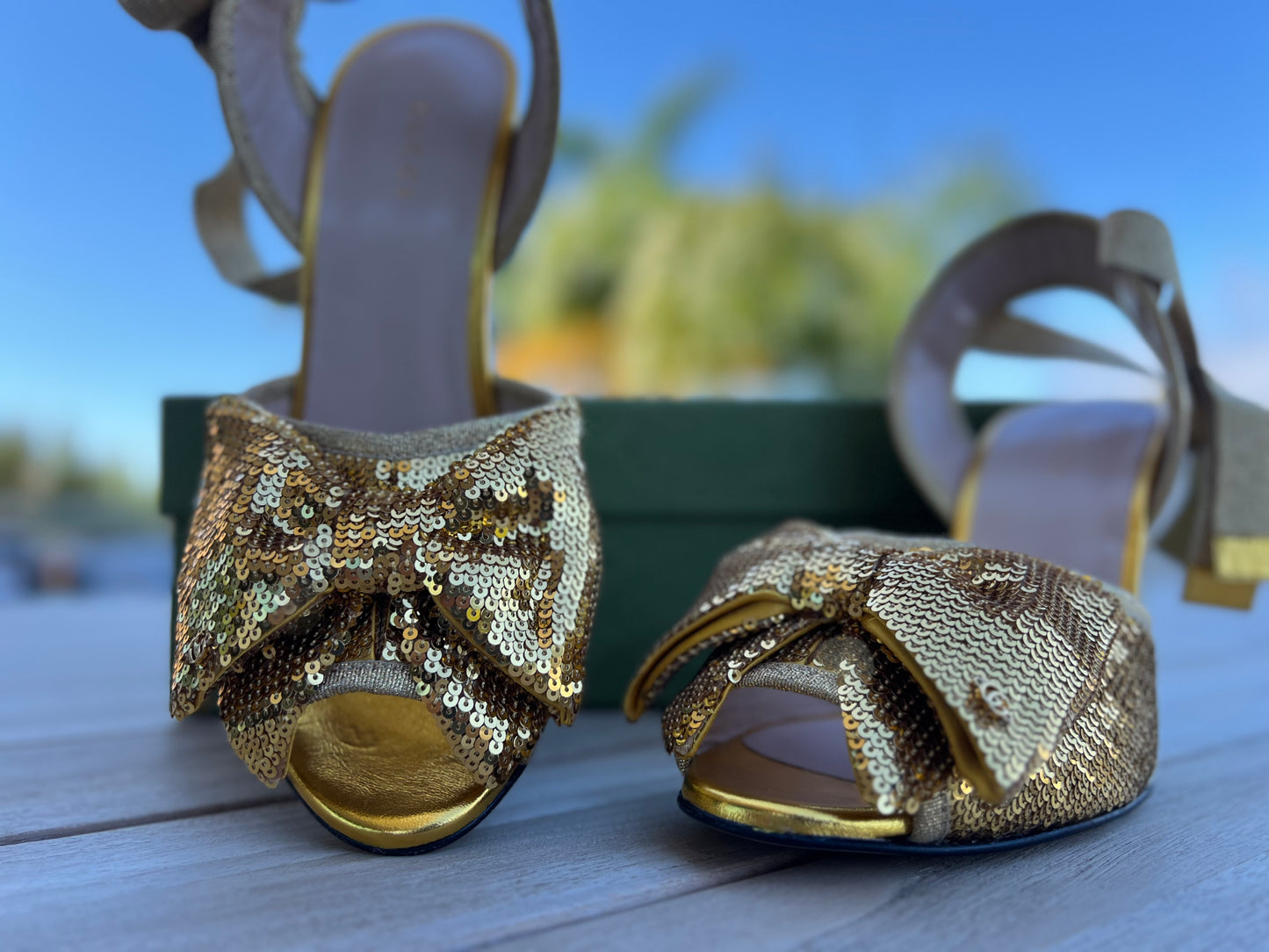 Gucci Cloth Espadrilles - Dourado