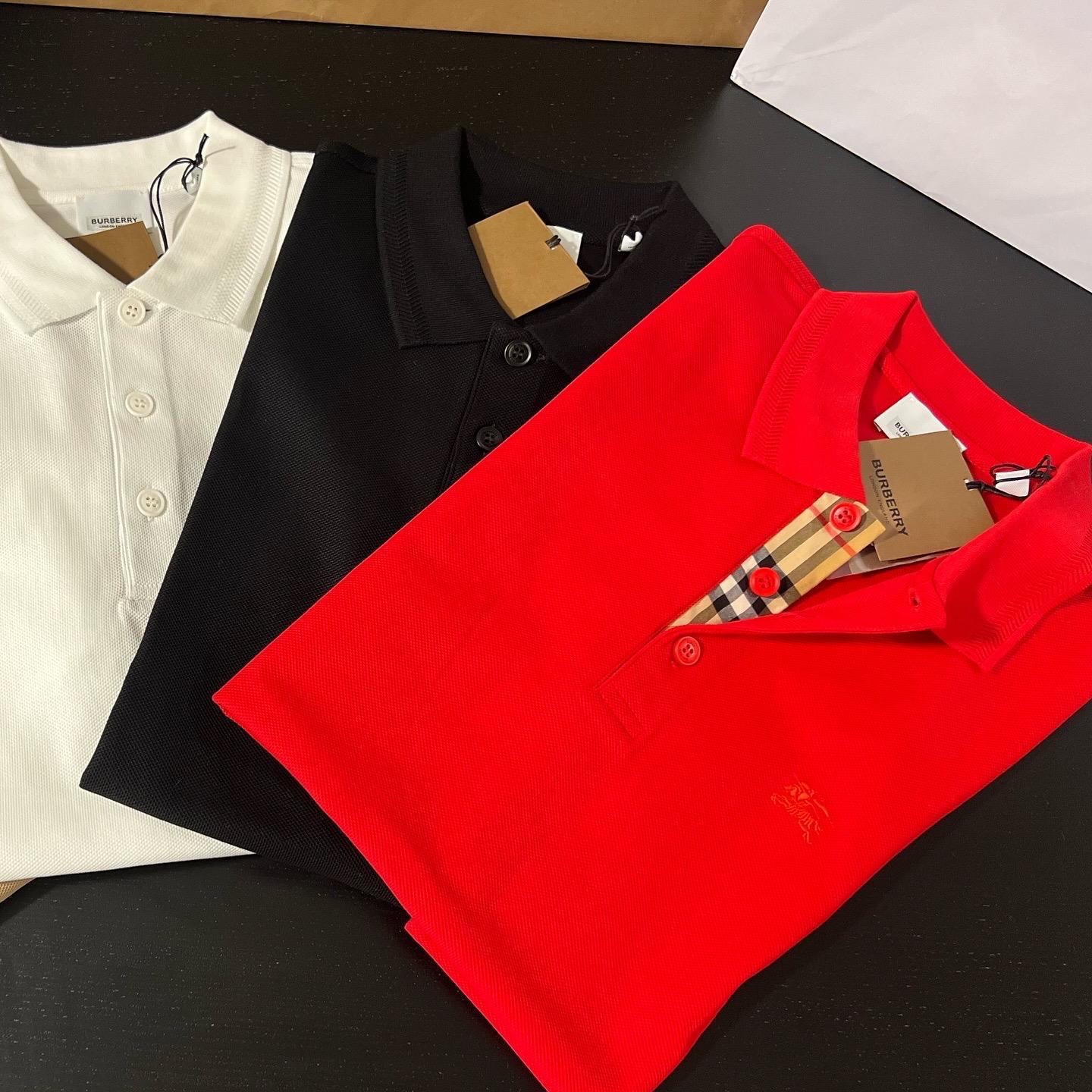 Polo Burberry - Eddie  EKD Brigth Red