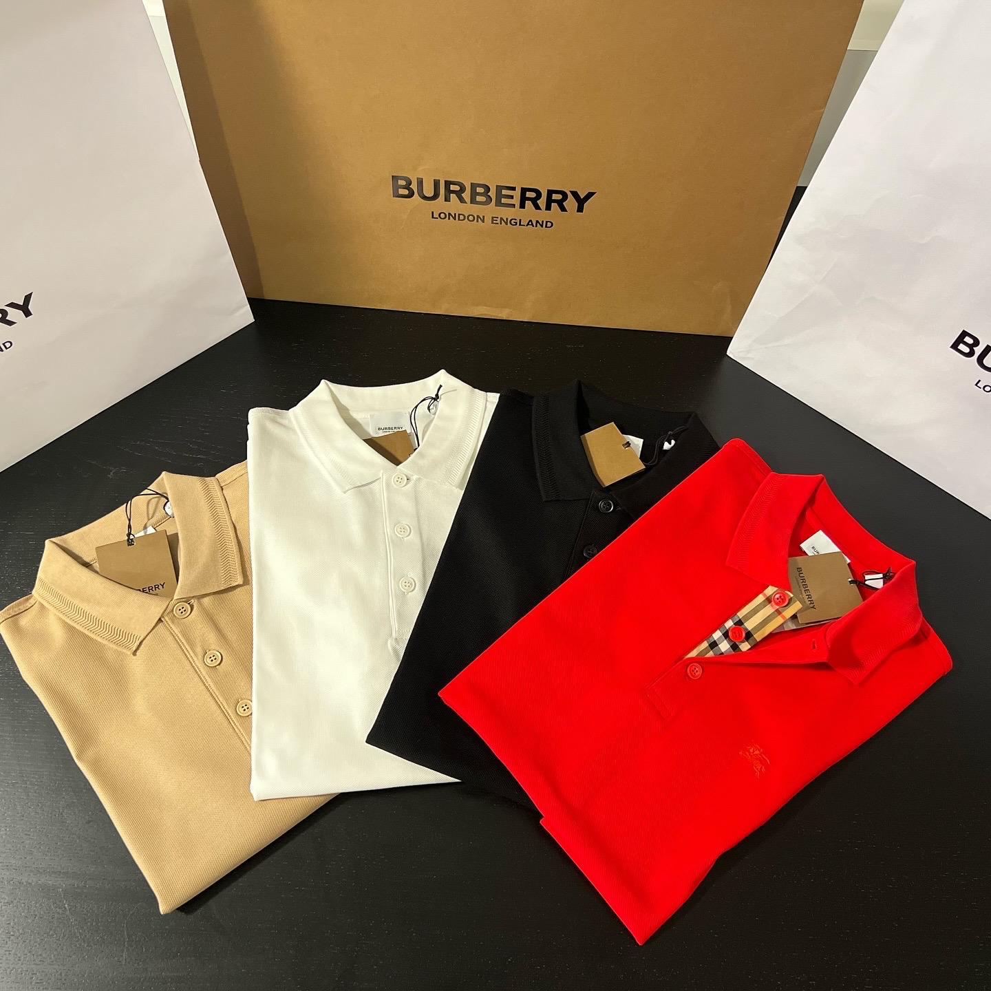 Polo Burberry - Eddie  EKD Brigth Red