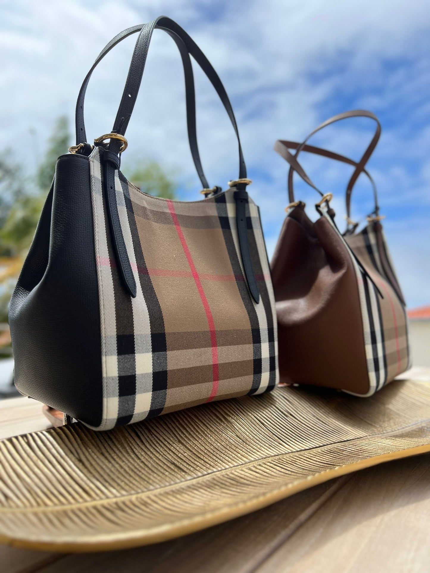 Burberry Canterbury Leather Tote