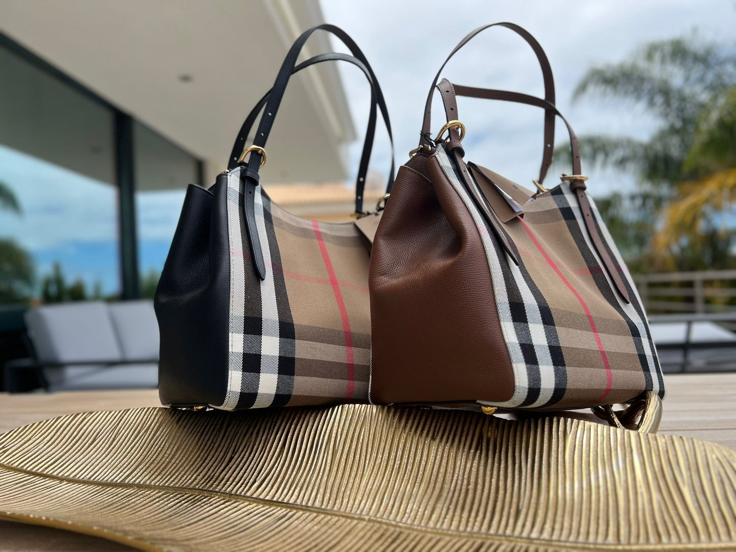 Burberry Canterbury Leather Tote