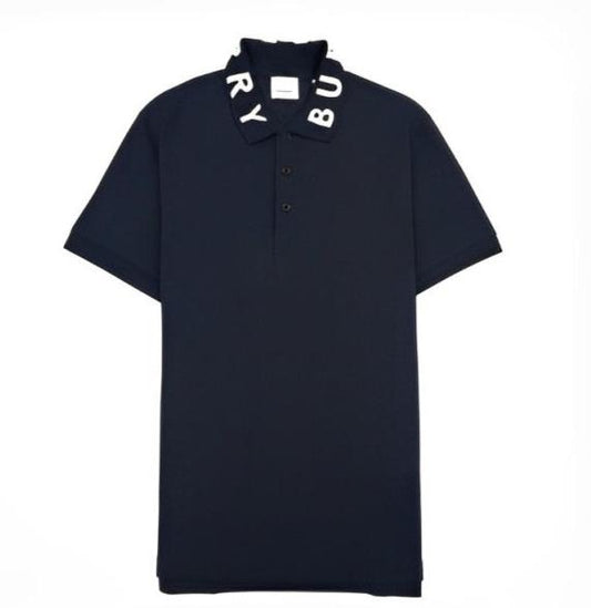 Polo Burberry Ryland Pale Grey Mela - Azul